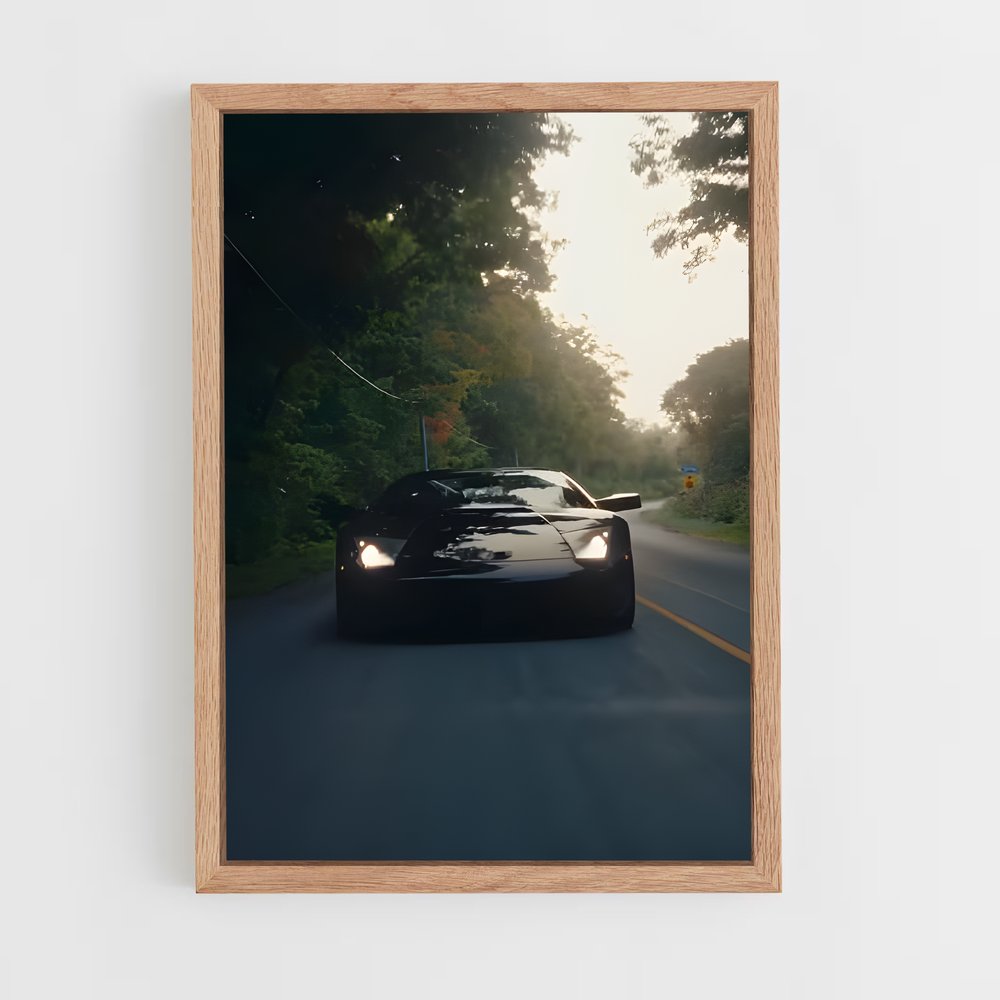Poster Murcielago Route – affiche Lamborghini (vue 4)